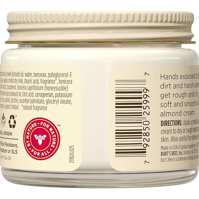 Burt's Bees Almond & Milk Hand Cream, 2 Oz - Image 8
