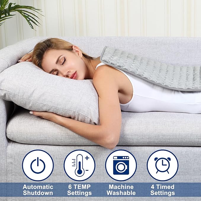Electric Heating pad for Back Neck Shoulder Knee Arms Legs- Electric Heat Pads - Image 3