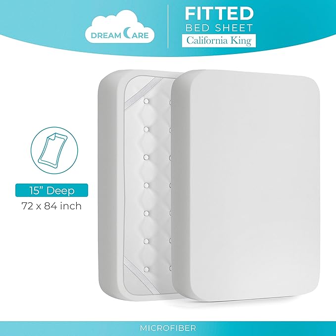 DREAMCARE Cal King Fitted Sheet Only - Image 4