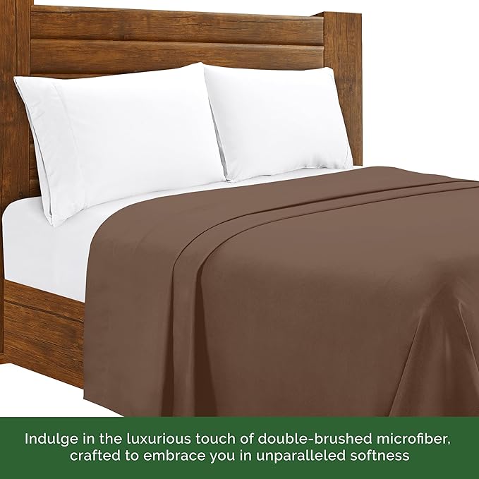 Luxury Flat Sheet on Amazon Elegant Comfort Wrinkle-Free 1500 Premier Hotel - Image 6