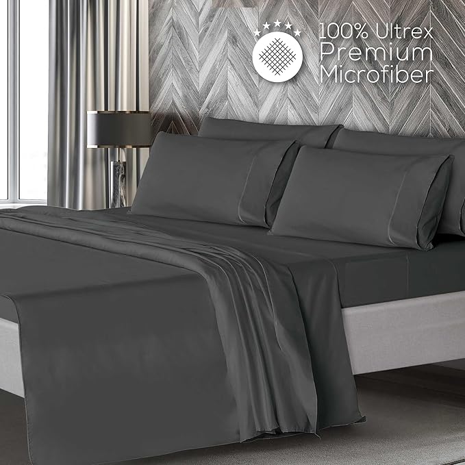 Mueller UltraTemp 6 PC Queen Sheet Set - Image 3