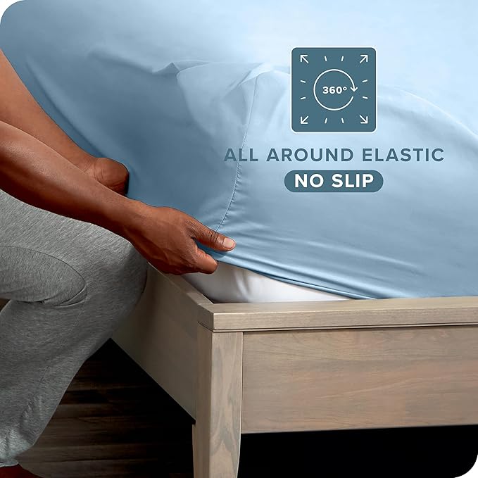 Bare Home 2-Pack Fitted Bottom Sheets Twin XL - Image 3
