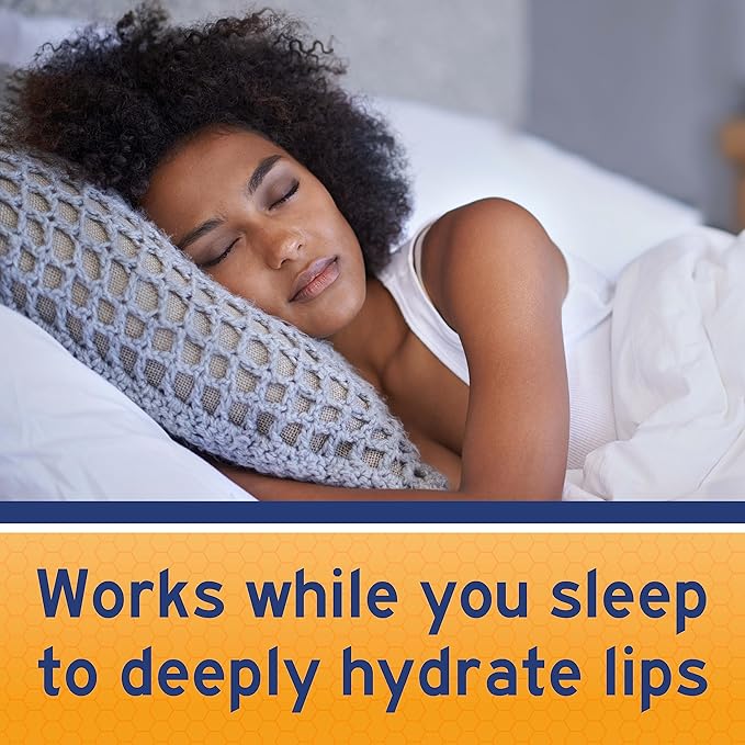 NEOSPORIN Lip Health Overnight Renewal Therapy White Petrolatum Lip Protectant - Image 4