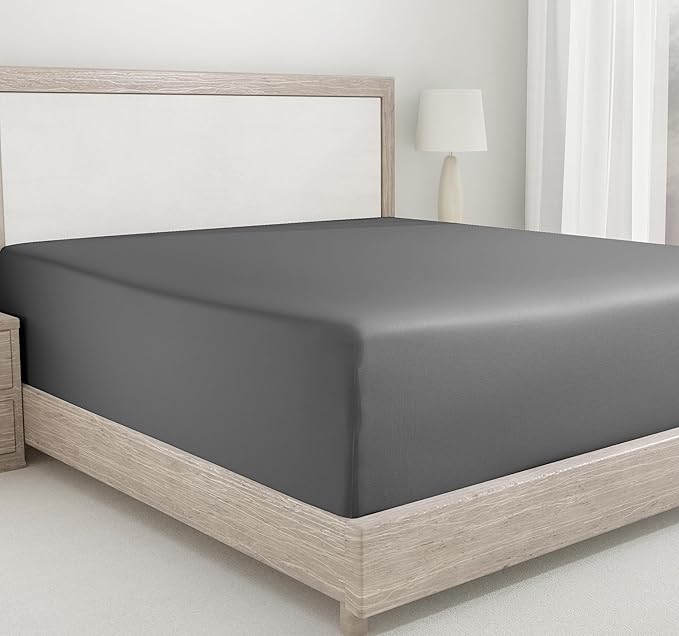 California Design Den Deep Pocket Fitted Sheet Only, Soft 400 Thread Count 100% by CaliforniaDesignDen