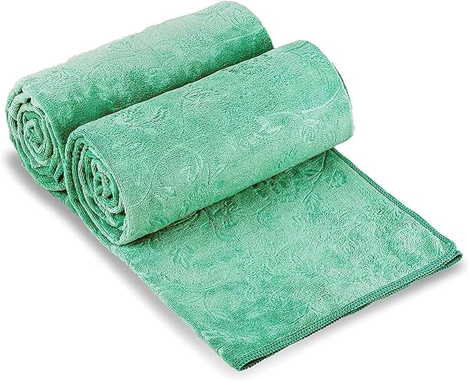 JML Microfiber Bath Towels, Oversized Bathroom Towel 2 Pack 40" x 80", Super by JML