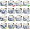 YOROXRG Scented Candles Gifts Set 16 Pack Soy Wax Travel Tin Jar Candles by YOROXRG