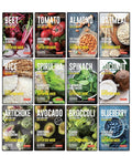 DERMAL Super Food Face Masks Skincare- 12 Pack Facial Sheet Mask by DERMAL