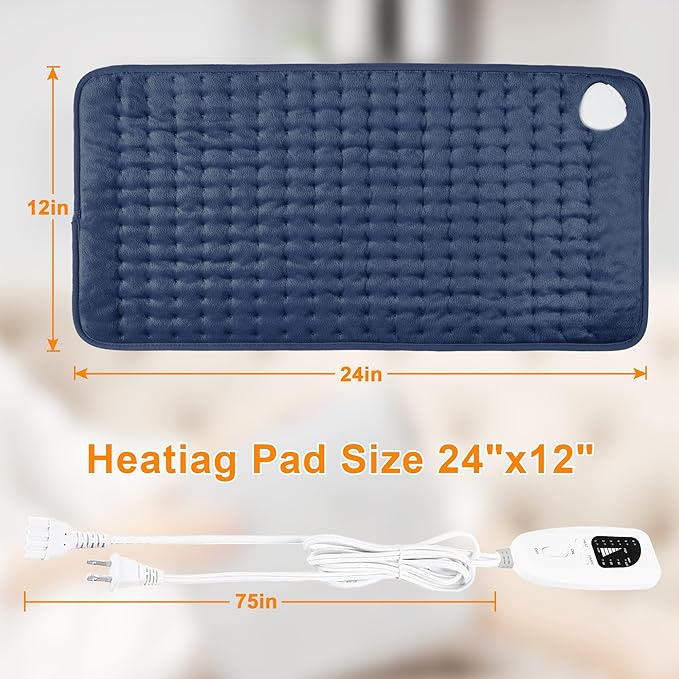 Deepsoon Heating Pad, Electric Heating Pads - Image 8