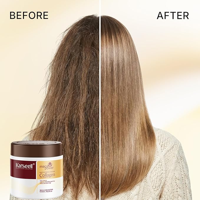 Karseell Collagen Hair Treatment Deep Repair Conditioning Argan Oil Collagen - Image 8