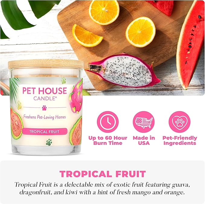 Pet House Candles, Clean Burning, Long Lasting Pet Odor Candles, Plant-Based - Image 2