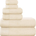 GLAMBURG 100% Cotton Ultra Soft 6 Pack Towel Set, Contains 2 Bath Towels 28x55 by GLAMBURG