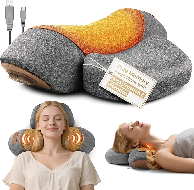 3-in-1 Neck Massager Pillow, Neck Massager by Leedpart