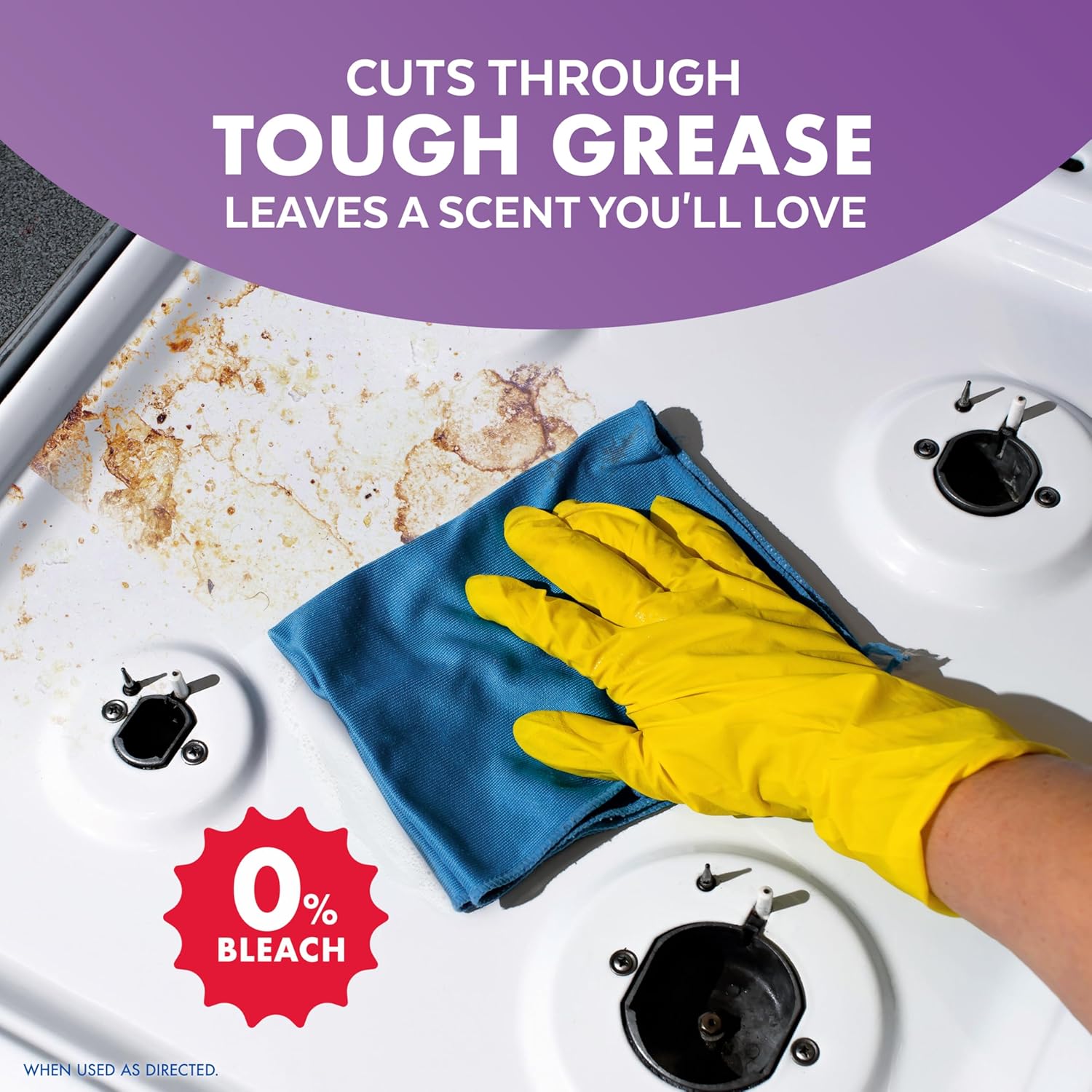 Lysol All Purpose Cleaner Spray, Multi-Purpose Disinfecting Spray, Kitchen & Bathroom Cleaner, Lavender & Cotton Blossom Scent, 32 Fl Oz