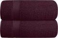 Elvana Home Cotton 2 Pack Oversized Bath Towel Set 28x55 inches, Large Bath by Unknown