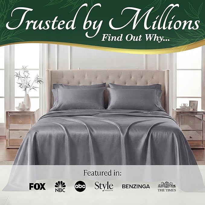 DECOLURE 100% Viscose Derived from Bamboo Sheets Full Size - Image 5