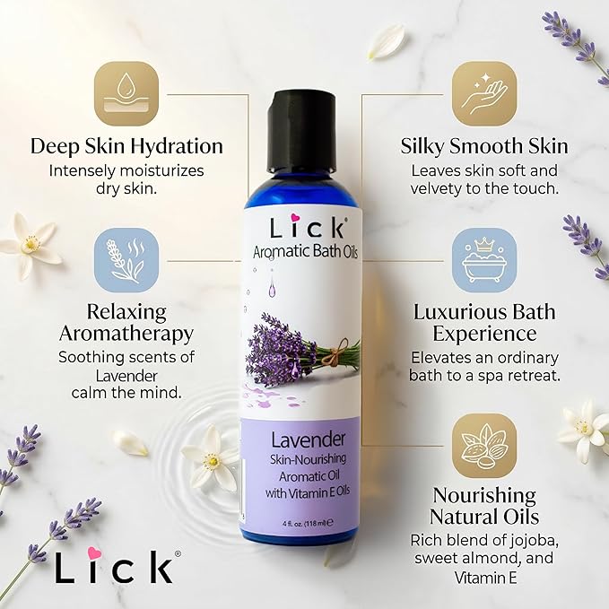 Lick Lavender Aromatic Bath Oil - Image 4