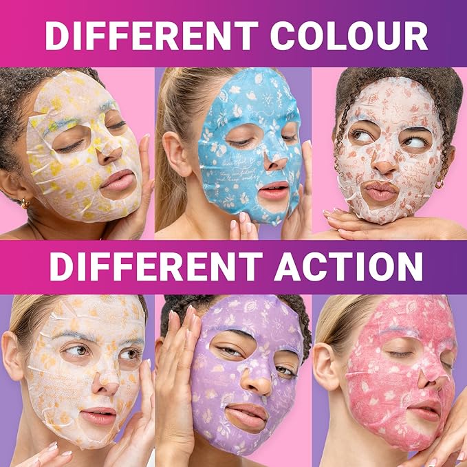 VIABEAUTY 12 Pack of Sheet Face Masks Skincare - Image 4