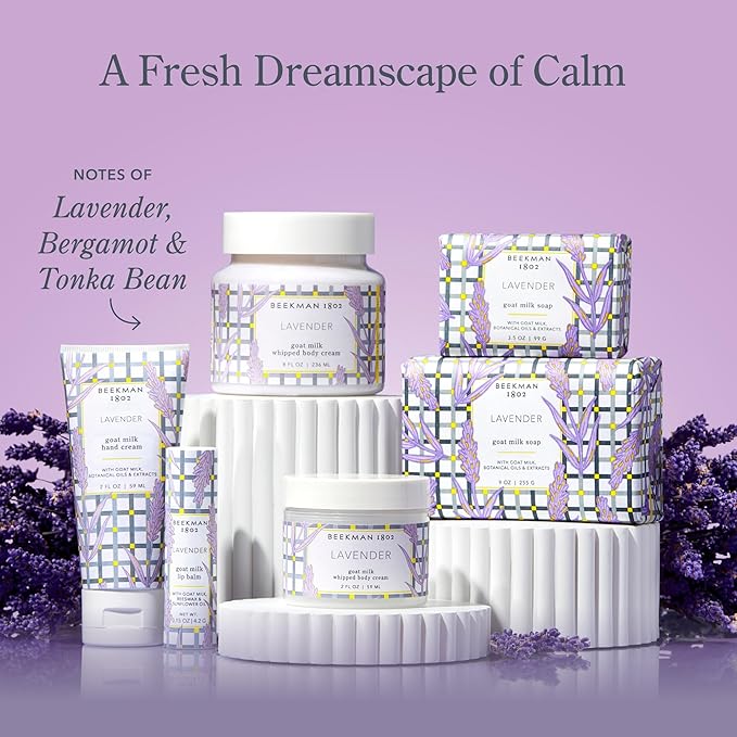 Beekman 1802 Goat Milk Hand Cream – Lavender – Scented – 2 oz – Moisturizing - Image 5