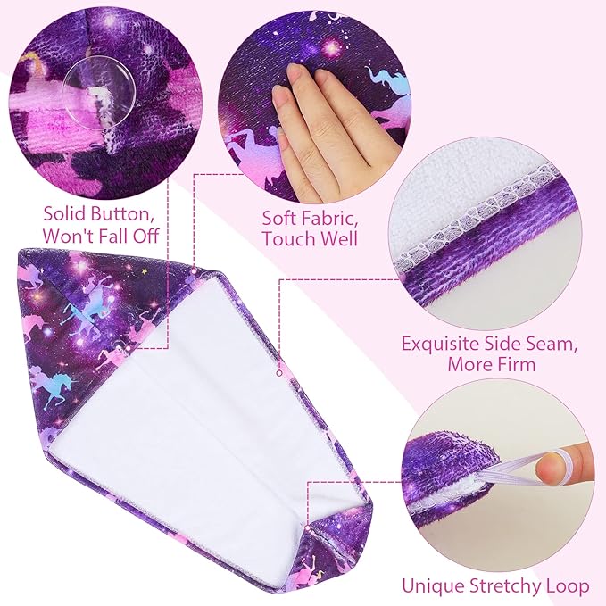 Basumee Microfiber Hair Towel Wrap - Image 9