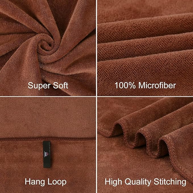JML Microfiber Bath Towels, Bath Towel Set - Image 4