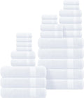 GLAMBURG Ultra Soft 24-Piece Towel Set by GLAMBURG