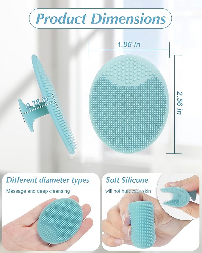 Face Scrubber, Face Cleansing Brush Blackhead Acne Pore Pad - Image 2