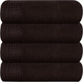 GLAMBURG Ultra Soft 4 Pack Oversized Bath Towel Set 27x54 inches, 100% Cotton by GLAMBURG