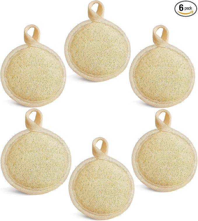 Face Exfoliating Loofah Pad Scrubber, Manual Facial Cleansing and Makeup by YIQINGJIE