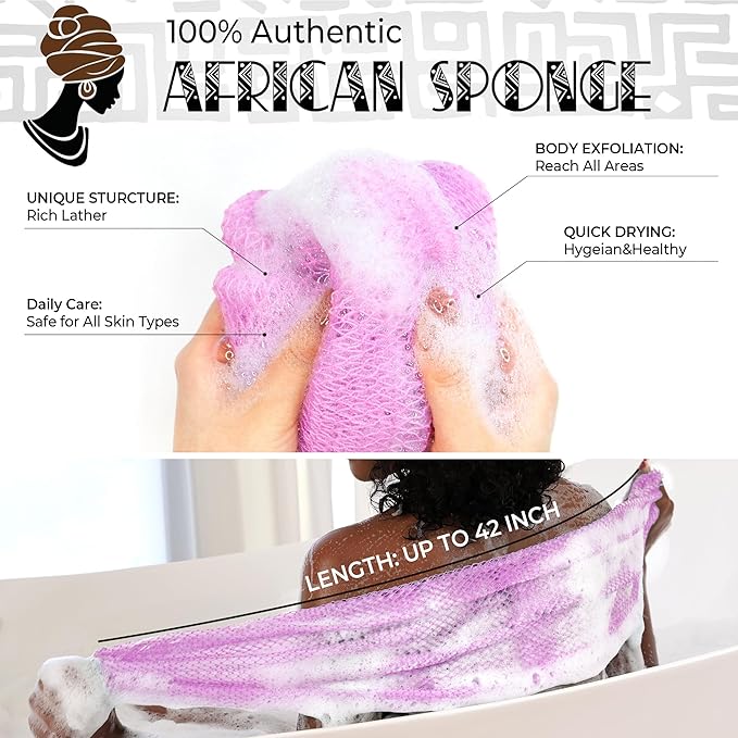 Authentic African Net Sponge 2 Pieces - Image 3