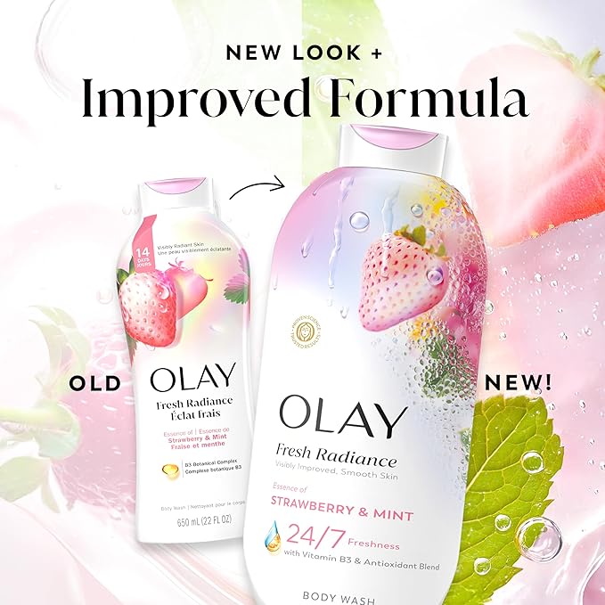 Olay Body Wash for Women, Fresh Radiance, 24/7 Skin-Loving Freshness, Visibly - Image 9