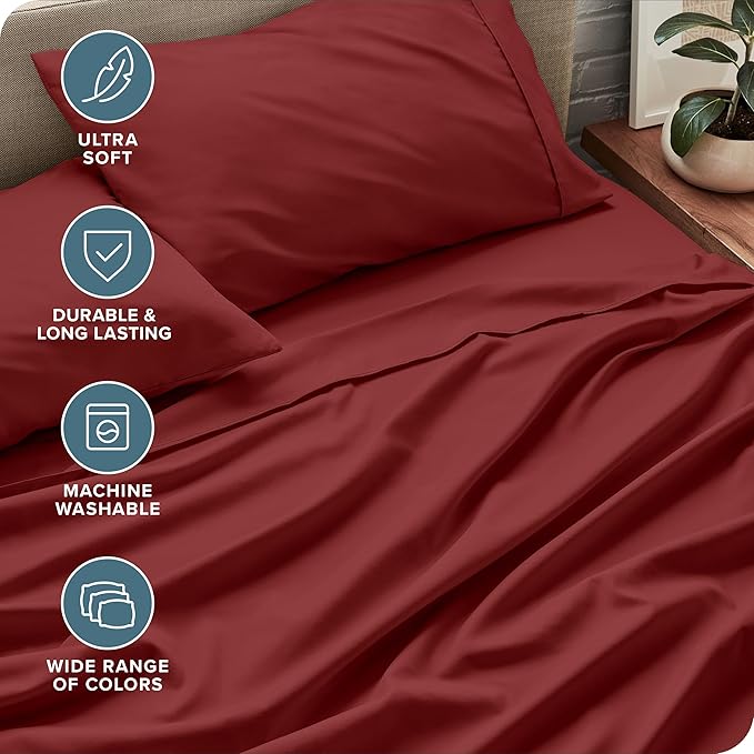Bare Home California King Sheet Set - Image 4