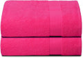 Belizzi Home Premium Cotton Oversized 2 Pack Bath Sheet 35x70-100% Pure Cotton by Unknown