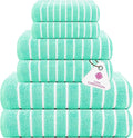CASA COPENHAGEN Ecstatic 6Pcs 100% Egyptian Cotton Large Designer Towels Gift by CASACOPENHAGEN