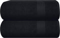 GLAMBURG Premium Cotton Oversized 2 Pack Bath Sheet 35x70-100% Pure Cotton by GLAMBURG