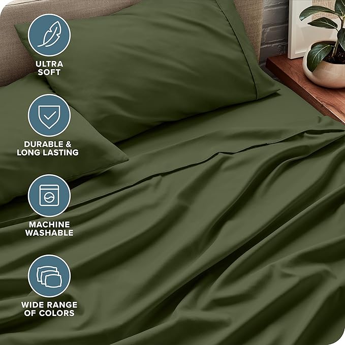 Bare Home Queen Sheet Set - Image 4