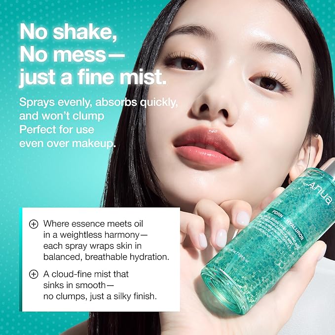 ANUA PDRN Collagen Glow Facial Serum Spray, Hydrating Face Mist, Hyaluronic Acid - Image 5