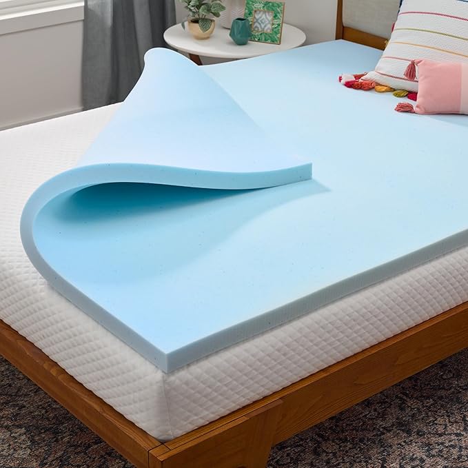 Linenspa Memory Foam Mattress Topper, King Size by Linenspa