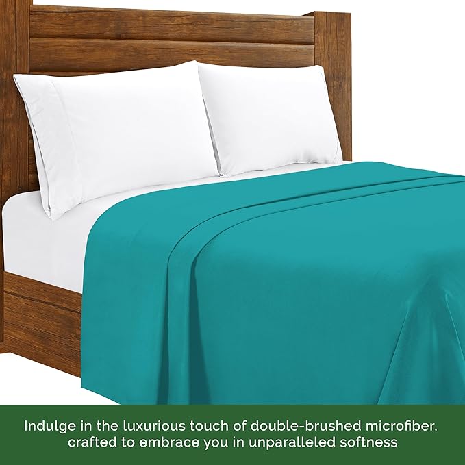 Luxury Flat Sheet on Amazon Elegant Comfort Wrinkle-Free 1500 Premier Hotel - Image 6