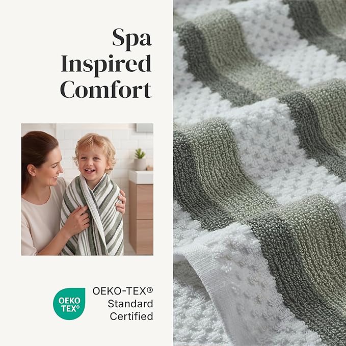 Modern Threads Pax 6-Piece Reversible Yarn Dyed Jacquard Towel Set - Image 4