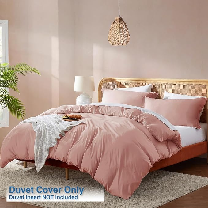 Nestl Blush Pink Duvet Cover King Size - Image 2