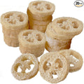 Natural Loofah Sponge for Soap Making, 20 Pack Organic Loofahs Slices Cuts Set by FRTIM