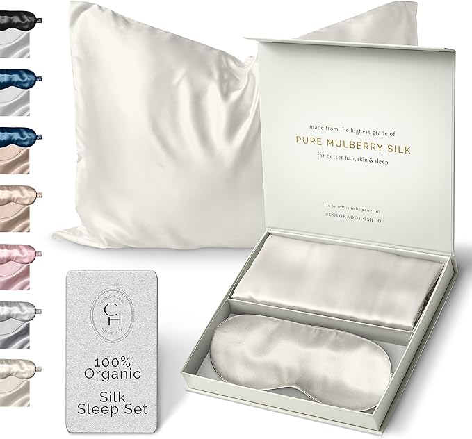 Colorado Home Co Silk Pillowcase by ColoradoHomeCo