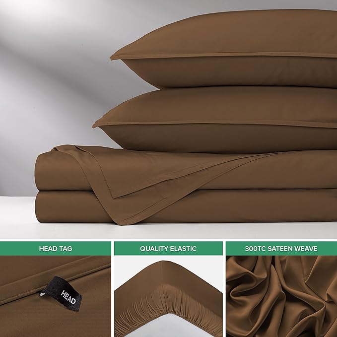 Pure Bamboo Queen Sheets, Genuine 100% Organic Viscose Derived from Bamboo Bed - Image 6