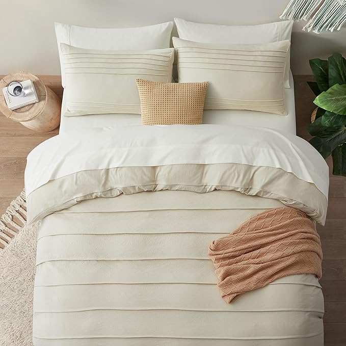 Oli Anderson Beige Duvet Cover King Size - Image 5