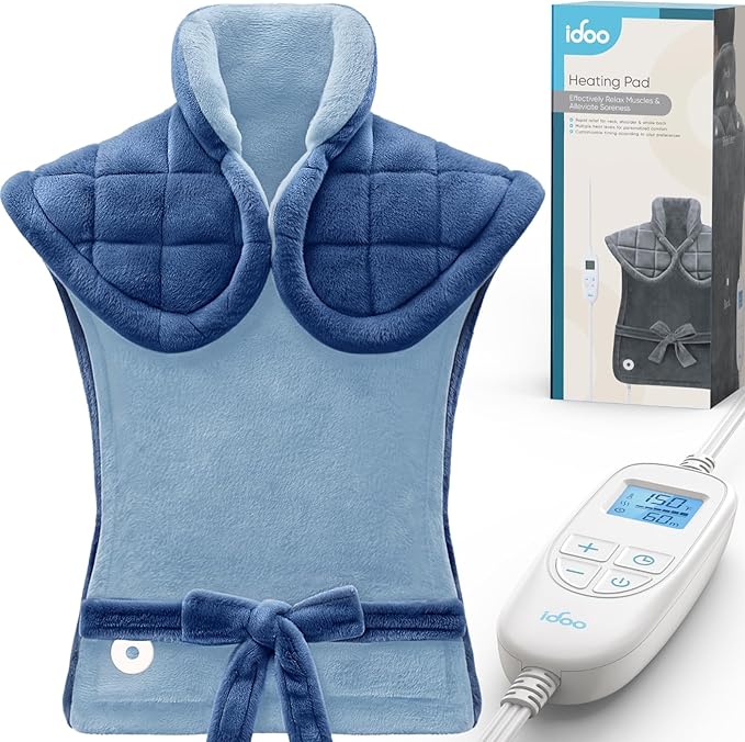 iDOO Heating Pad for Back Pain Relief, Mothers Day Gifts for Mom Women Mom - Image 9