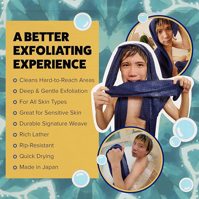 GOSHI Exfoliating Shower Towel - Image 3