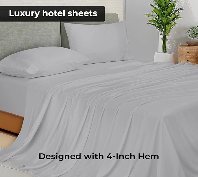 Royale Linens Full Flat Sheet - Image 2
