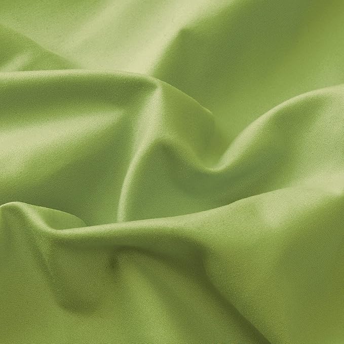 Lirex Bean Green Flat Sheet Twin, Ultra Soft & Breathable Brushed 1800 - Image 3