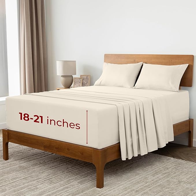 Mellanni Extra Deep California King Sheets by Mellanni