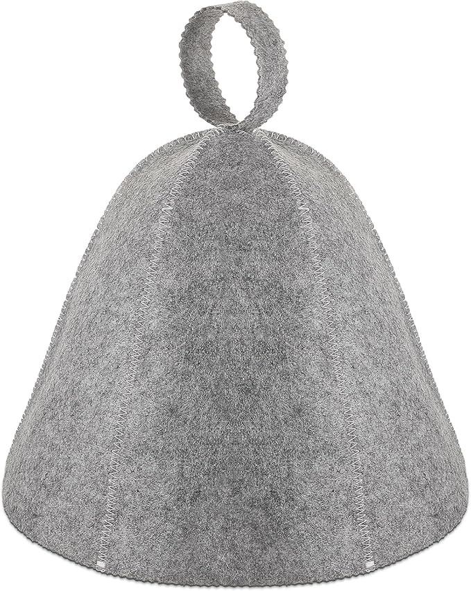 JaGely Sauna Hat for Men Women Sauna Hat Vaporarium Cap Russian Banya Cap for by JaGely